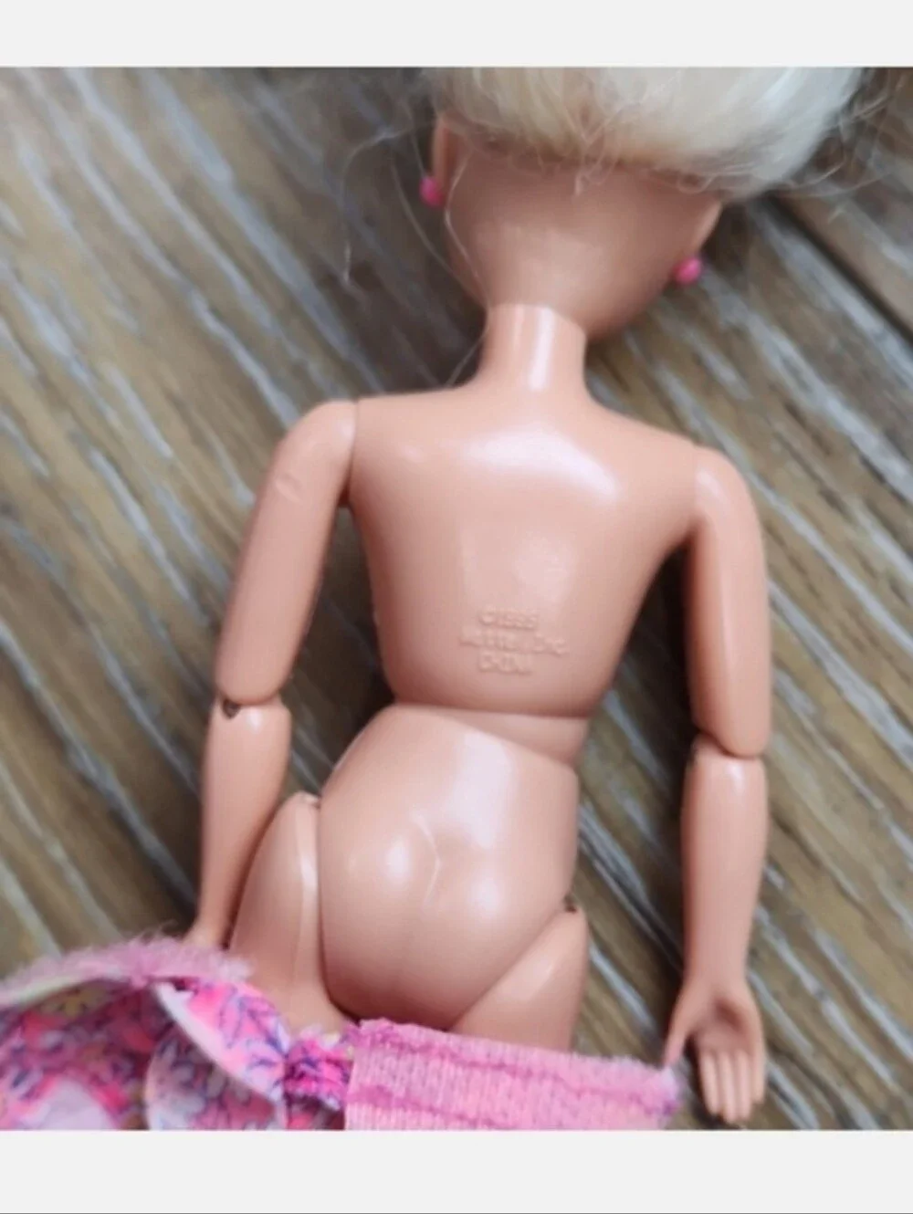 Vintage Stacie Kid Barbie Doll Pink Outfit